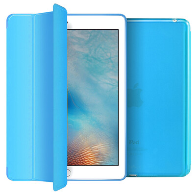 

Cheekemaker Apple iPad Pro Tablet Case 9,7-дюймовый фокусник 30% спящий корпус корпуса TPU для iPad iPad 9,7-дюймовый корпус / оболочка Принц синий