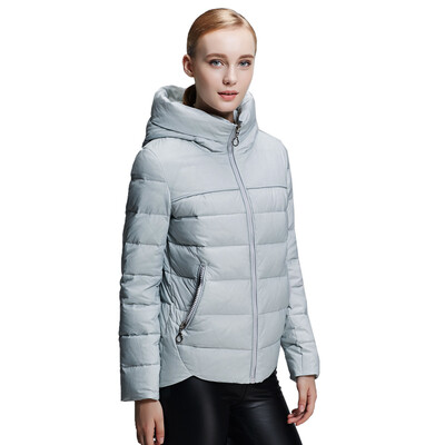 

Pierre cardin 23C3029 female hooded casual short down jacket gray gray  170