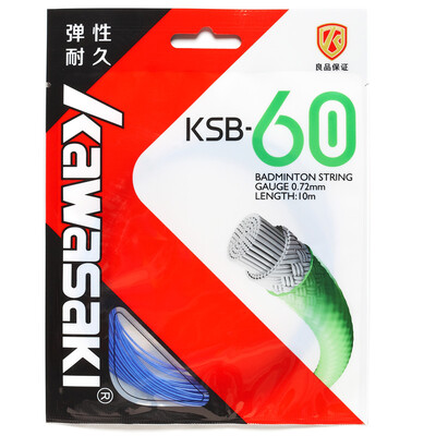 

Kawasaki KAWASAKI KSB-60 Sapphire Blue 072mm High Elasticity High Durable Nanotechnology Badminton Racket Line