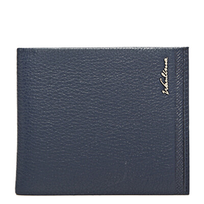

Miles horse wanlima new fashion short paragraph men wallet trend simple cross section wallet 1520755385352 blue