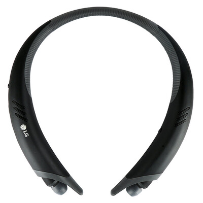

LG HBS-A100 Wireless Bluetooth Headset Stereo Music Headset comes with an external speaker Universal Necklace Silver