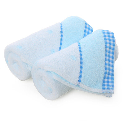 

【Jingdong Supermarket】 Gold cotton towel GA1087W gray blue two-color vertical stripes 4 pieces 70 * 34cm 91g