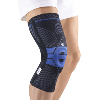 

BAUERFEIND) GENUTRAIN P3 WITH SILICONE BORDER Kang Fu series patella reinforced knee (non-slip) black right leg 5 yards