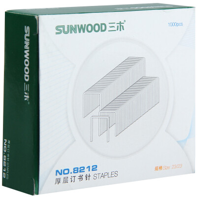 

Miki (SUNWOOD) 8212 200 pages thick staples / staples specifications 23/23 1000 / box