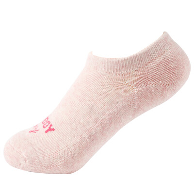 

Jingdong Supermarket] Playboy socks Ms. cotton half terry socks solid color 5 pairs of mixed color 22-24cm