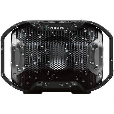 

Philips (PHILIPS) SB300B беспроводной Bluetooth-динамики портативный мини-стерео совместимый Apple / Samsung мобильный телефон / компьютер небольшой звук громкой вызов черный