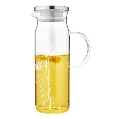 

Jingdong supermarket] lilac 1.7L high borosilicate heat-resistant glass teapot cold water bottle WJEK17