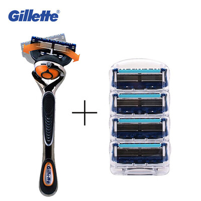 

Gillette Fusion Proglide Flexball Razor For Men 1 Holder 5 blades Genuine Blades