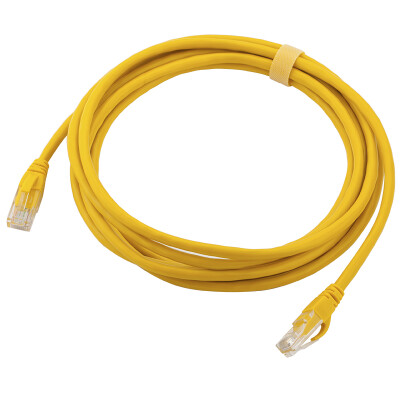 

Jinghua JH 0582 high-speed super six network cable original network cable with crystal head gigabit network cable home improvement computer router universal jumper 2 m yellow