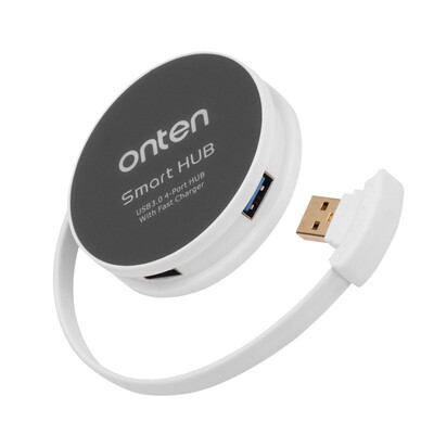 

Selling Super Speed 4 Port USB HUB 3.0 Portable OTG HUB USB Splitter with LED Lamp Laptop PC Tablet