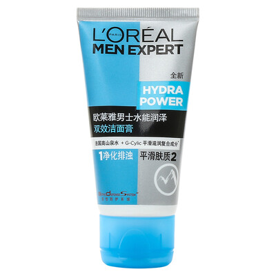 

L'Oreal (Лореаль) Мужской двойной увлажняющий эффект моющее средство 50мл воды