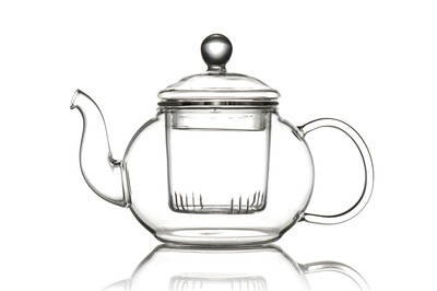 

Clear Glass Teapot w/t Infuser 370ml 12.5 fl oz B-220