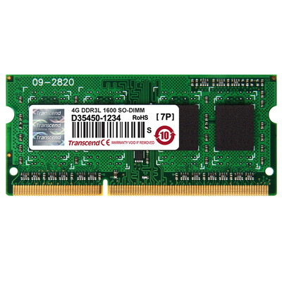

Transcend DDR3 1600 8G 135 low voltage notebook memory