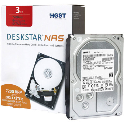 

Yuke HGST 3TB 7200 turn 64M SATA6Gb s NAS network hard drive