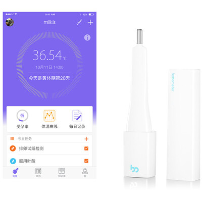 

Rods BT-A41 женский электронный интеллект, основанный на тесте температуры тела овуляция беременность беременность жемчужно-белый