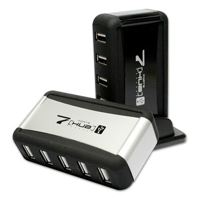 

Vertical seven-port USB HUB 7-port hub with power high-speed USB20 expander