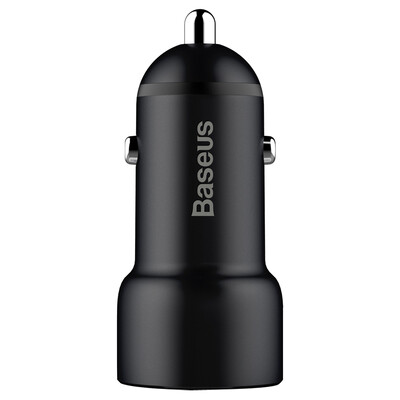 

Baseus 34A Dual USB Car Charger For iPhone 8 Samsung S9 Xiaomi Fast Car Phone Charger Smart Auto USB Car-Charger with LED Light