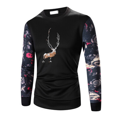 

Mens Cottong Pullover Sweatshirt Tops