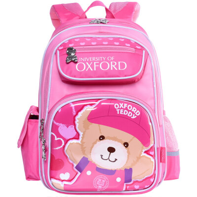 

Oxford University UNIVERSITY OF OXFORD Cubs children bag light simple simple casual shoulder bag second grade primary school student bag J080B pink