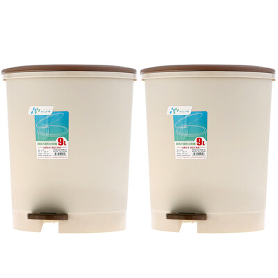 

AILYA (AILYA) пластиковые ножные круглые мусорные баки 2 штуки загружены LT1431