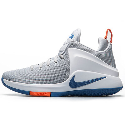 

Nike NIKE ZOOM WITNESS LBJ Джеймс мужчины боевые баскетбольные ботинки 884277-004 волк серый / звезда синий / белый / газон оранжевый 44