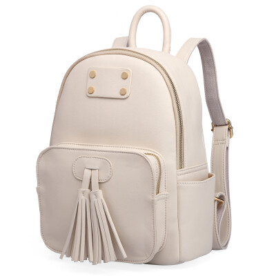 

Marianne Orlando MarinoOrlandi Fashion Tassel Women's Shoulders Backpack Beige