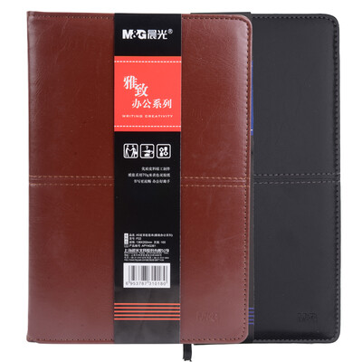 

Morning light M & G APY4G361 office A5 leather leather surface diary notebook 10 random delivery