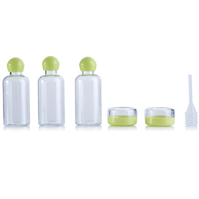 

Jingdong Supermarket Shuangyi Japanese-style sub-bottle 60 ml 3 frost box 2 travel make-up water spray bottle spray bottle portable water fine mist small watering pot