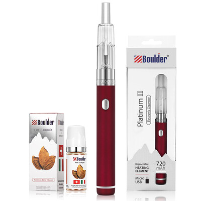 

Платиновая Германия (Boulder) PlatinumⅡ платиновый Германий No. 2 Электронная сигарета бросить курить костюм американской оригинальную электронный распылитель бутылку шампанского костюм табак масло