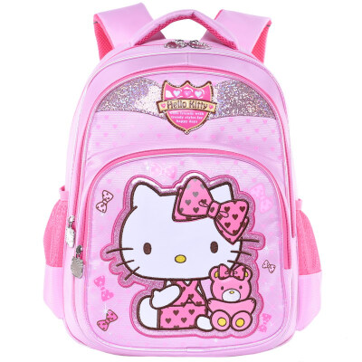 

Jingdong supermarket] Hello Kitty (hellokitty) KT children bag fresh and simple leisure backpack primary school student bag CG-HK3080H pink