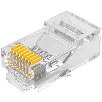 

Shanze (SAMZHE) WL-6100 шесть типов сетевых кристаллов головка 6 RJ45 сетевой кристалл головка 8P8C разъем сетевого кабеля Cat6 crystal head 100