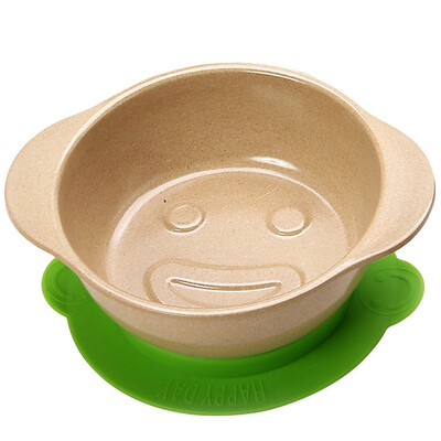 

HUSKS WARE H12-KB001-G sucker bowl - big green is not easy to overturn