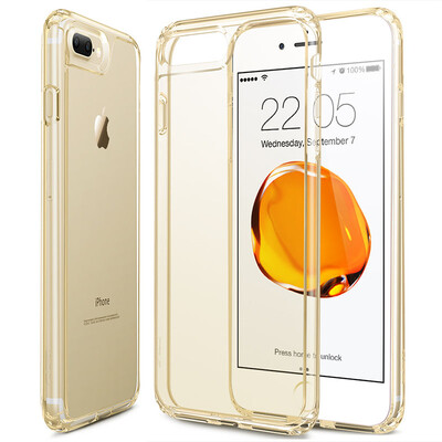 

ESR iPhone7 Plus Phone Case Case Apple 7plus Mobile Phone Case Protective Case Silicone Transparent Dropped Soft Case Primary Color Original Series Champagne Gold