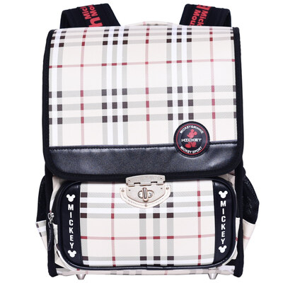 

Disney (Elementary Schoolboy) Английская сумка для детей младшего возраста рюкзак для мужчин и женщин от 1 до 3 классная сумка DB96099-C хаки