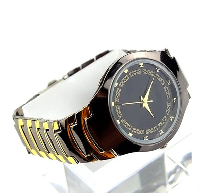 

Fashion Mens Sport Stainless Steel Band Quartz Analog Wrist Watch Watches240099