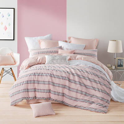 

LOVO stripes cotton bed setbed kit duvet coverbed sheetpillow case