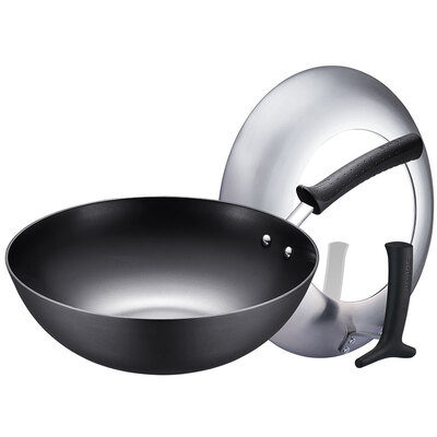 

Jingdong supermarket Supor supor Zhen iron iron-free stainless steel cast iron wok 30cm can be built-in induction cooker General EC30ZF01