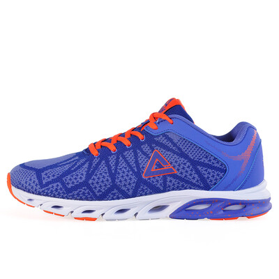 

Peak (PEAK) male running shoes support shock absorption wearable sports shoes DH640401 fresh blue 38 yards