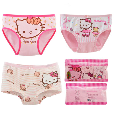 

Hello Kitty (HELLO KITTY) girls underwear children in the large children cotton underwear baby triangle triangle shorts 3 loaded KTN070 150/75