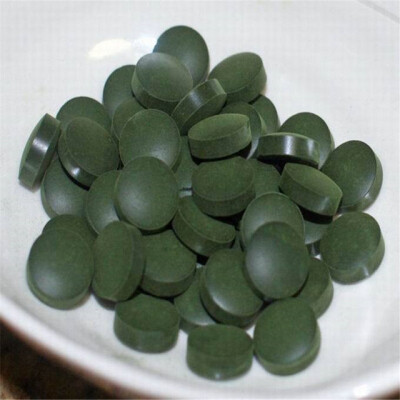 

C-TS051 Anti-fatigue Anti-radiation Enhance-immune 100g green natural Spirulina Tea Tablet Health food 400 pills Approved