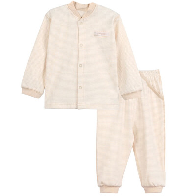 

Xin Song baby color cotton cardigan suit newborn spring and autumn color cotton underwear shirt pants suit shallow card its C288D66