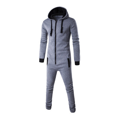 

Mens Jumpsuits Casual Hoodie + Pants