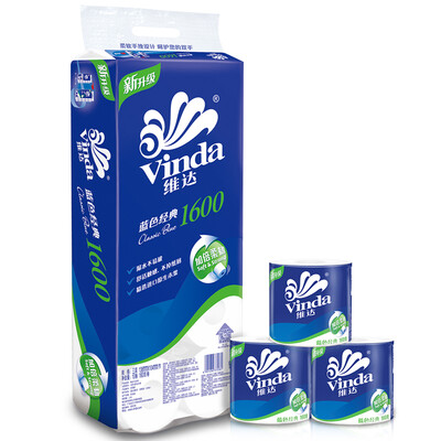 

Vinda Roll Blue Classic 3 layers 200g toilet paper * 10 rolls
