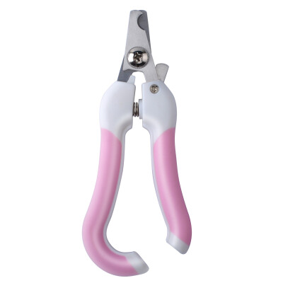 

Laiwang brothers pet nail scissors dog nail clippers cat nail clippers small dog Teddy beauty tools pink trumpet with sickle