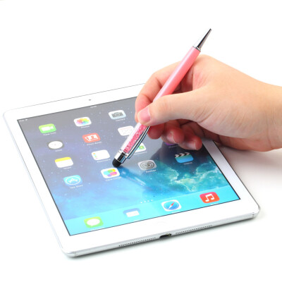 

Crystal 2 in1 Touch Screen Stylus Ballpoint Pen for iPhone iPad Smartphone