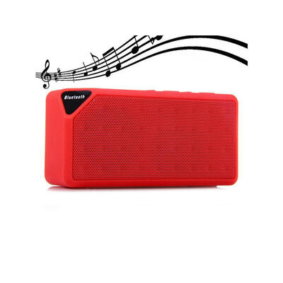 

Mini Bluetooth Wireless Speaker X3 TF USB FM Radio Portable Music Sound Box Subwoofer Loudspeakers with Mic for iOS Android