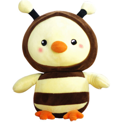 

ZAK! Plush toy creative cute cartoon dress up small yellow chicken posing butterfly doll doll doll doll pillow child gift 32cm