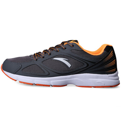 

ANTA Men Running Shoes Castle Gray Fluorescent Technology Orange Black Anta White 42