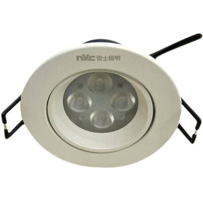 

NVC lighting NVC spotlights led spotlights ceiling adjustable angle 4W hole 75mm white light surface 4000K warm white light