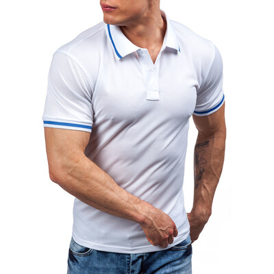 

Men Casual Cotton Short Sleeves Polo Shirt